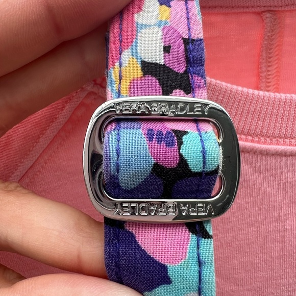 EUC-Vera Bradley Impressionista Double Front Zipper Crossbody Bag - Picture 11 of 11